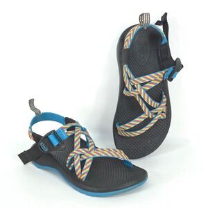 Chaco Kids ZX/1 Rainbow Chevron Sandals Kids 1 Ecotread J180152 Hiking Outdoors